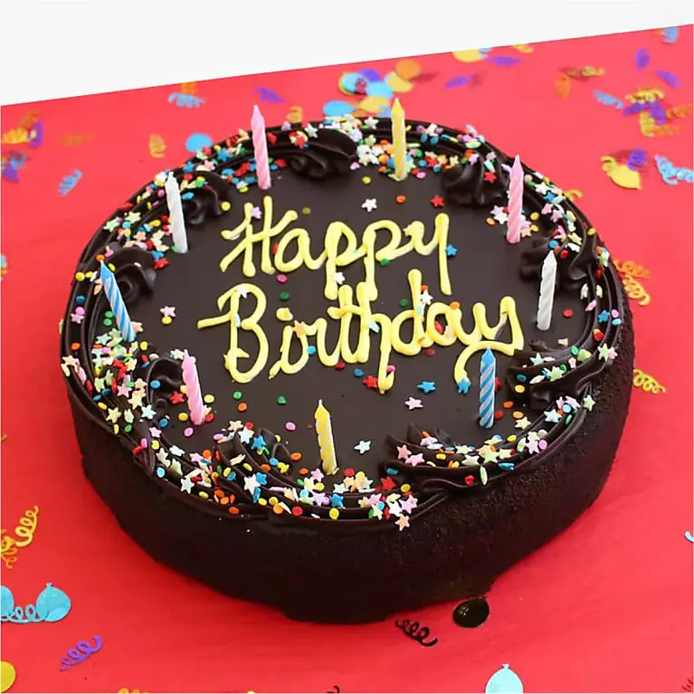 David's Cookies-Chocolate Fudge Birthday Cake