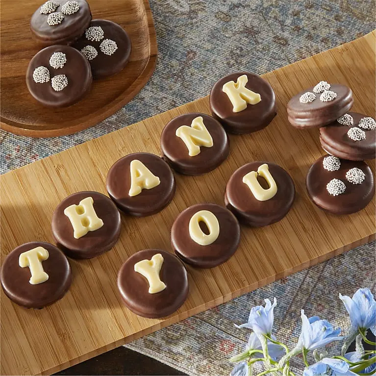 THANK YOU Belgian Chocolate Sandwich Cookies