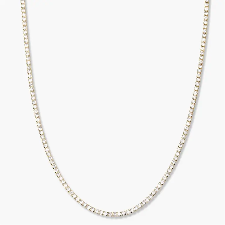 brook&york - Isabella Mini Tennis Necklace