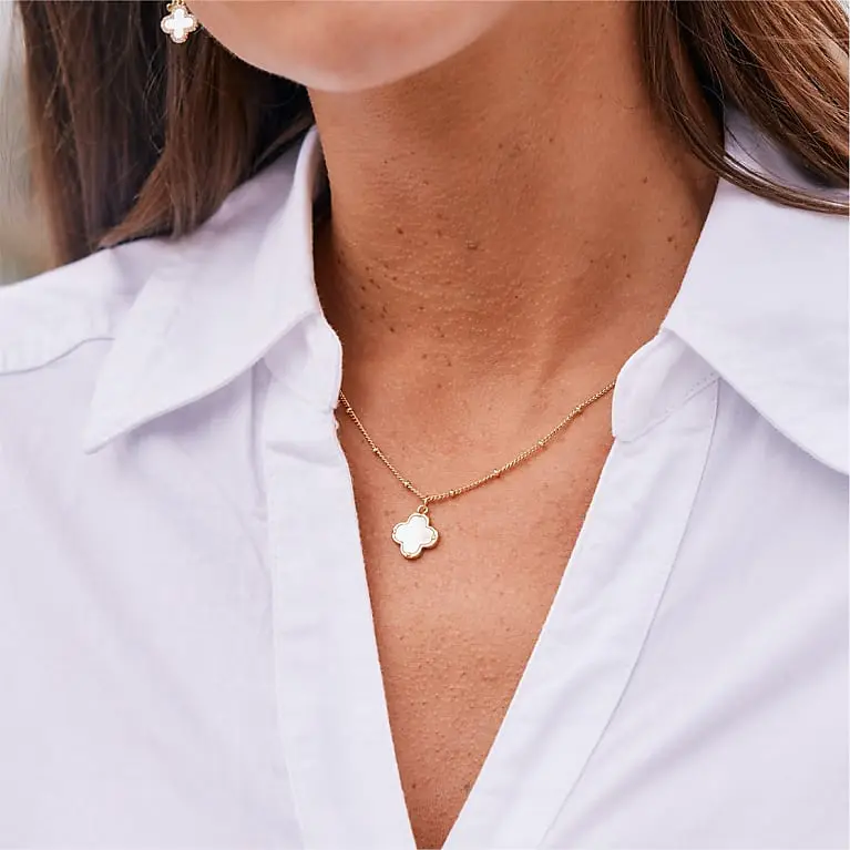 brook&york - Chatham Clover Necklace