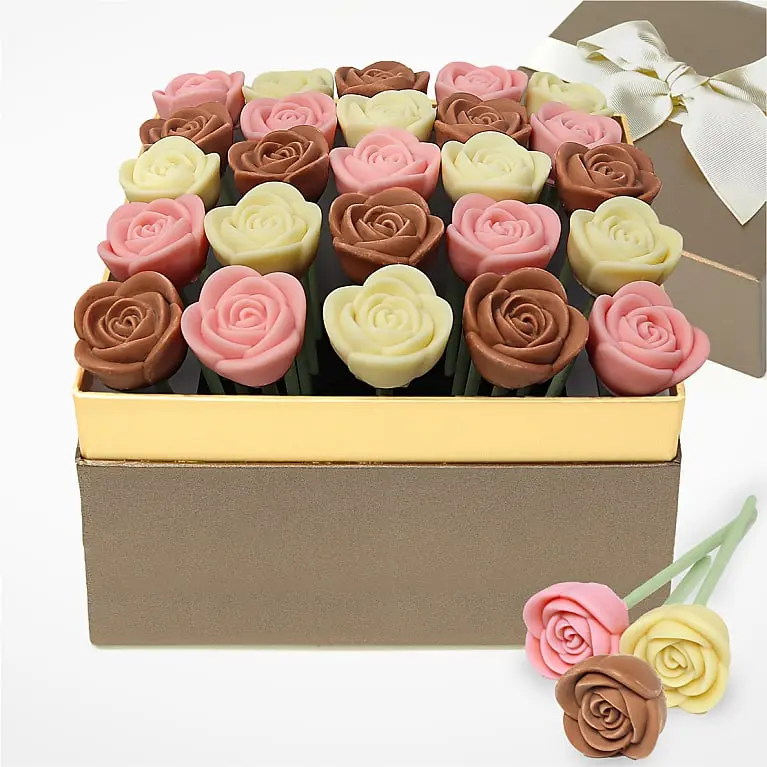 Blush Chocolate Rose Bouquet