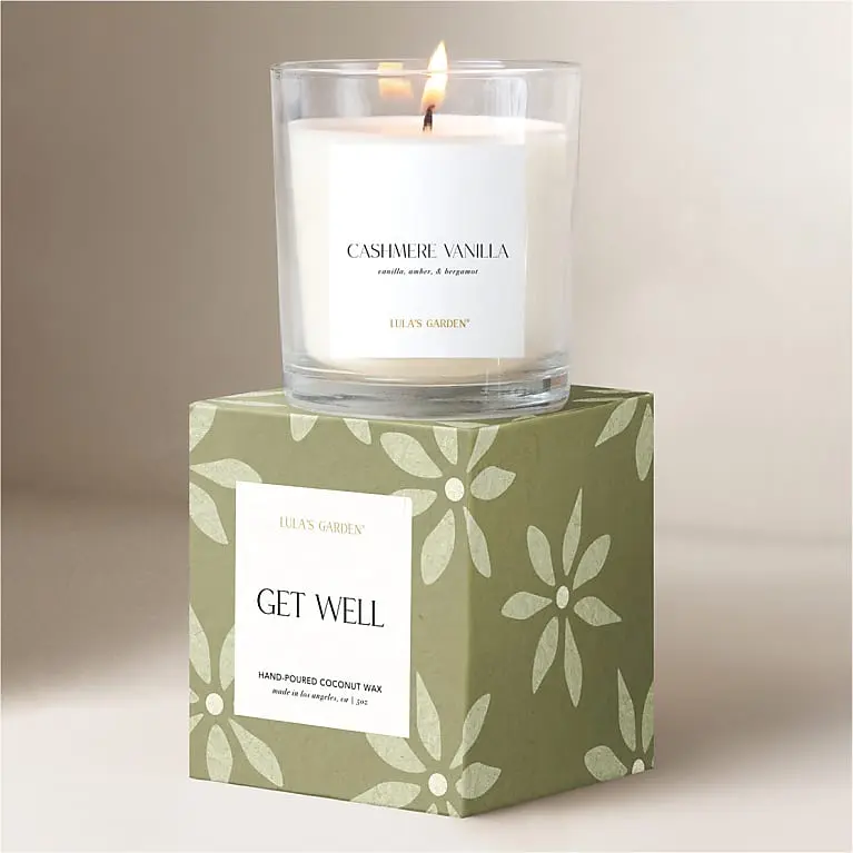 Lula's Garden Candles - Get Well
