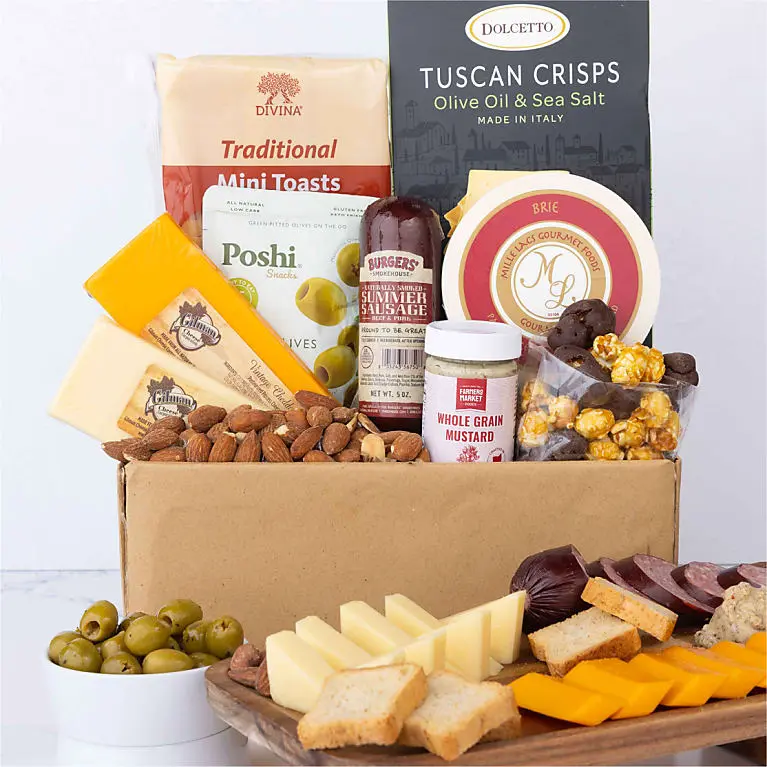 Deluxe Cheese & Charcuterie Gift Box