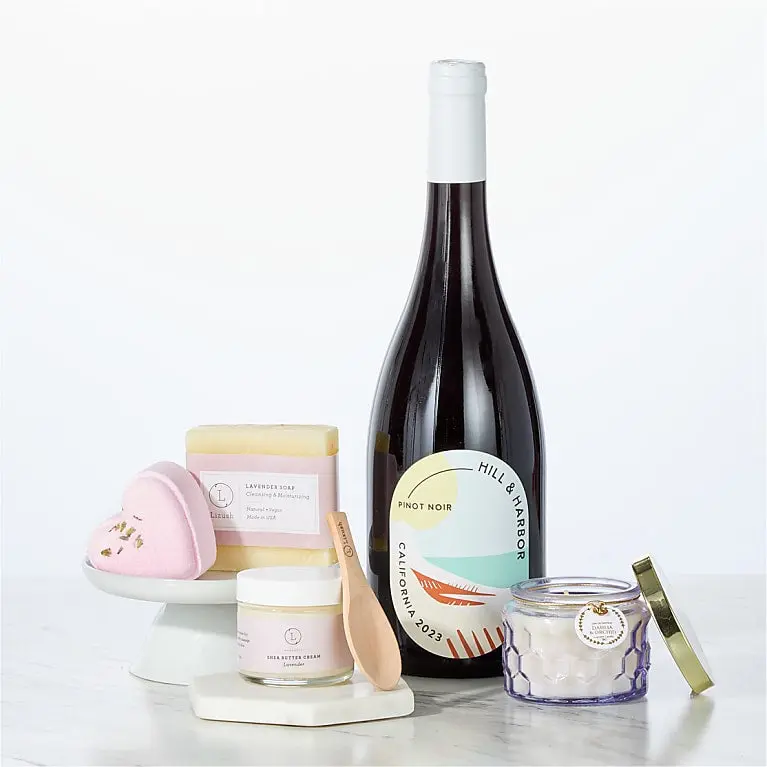 Uncork & Unwind Wine & Spa Gift Set