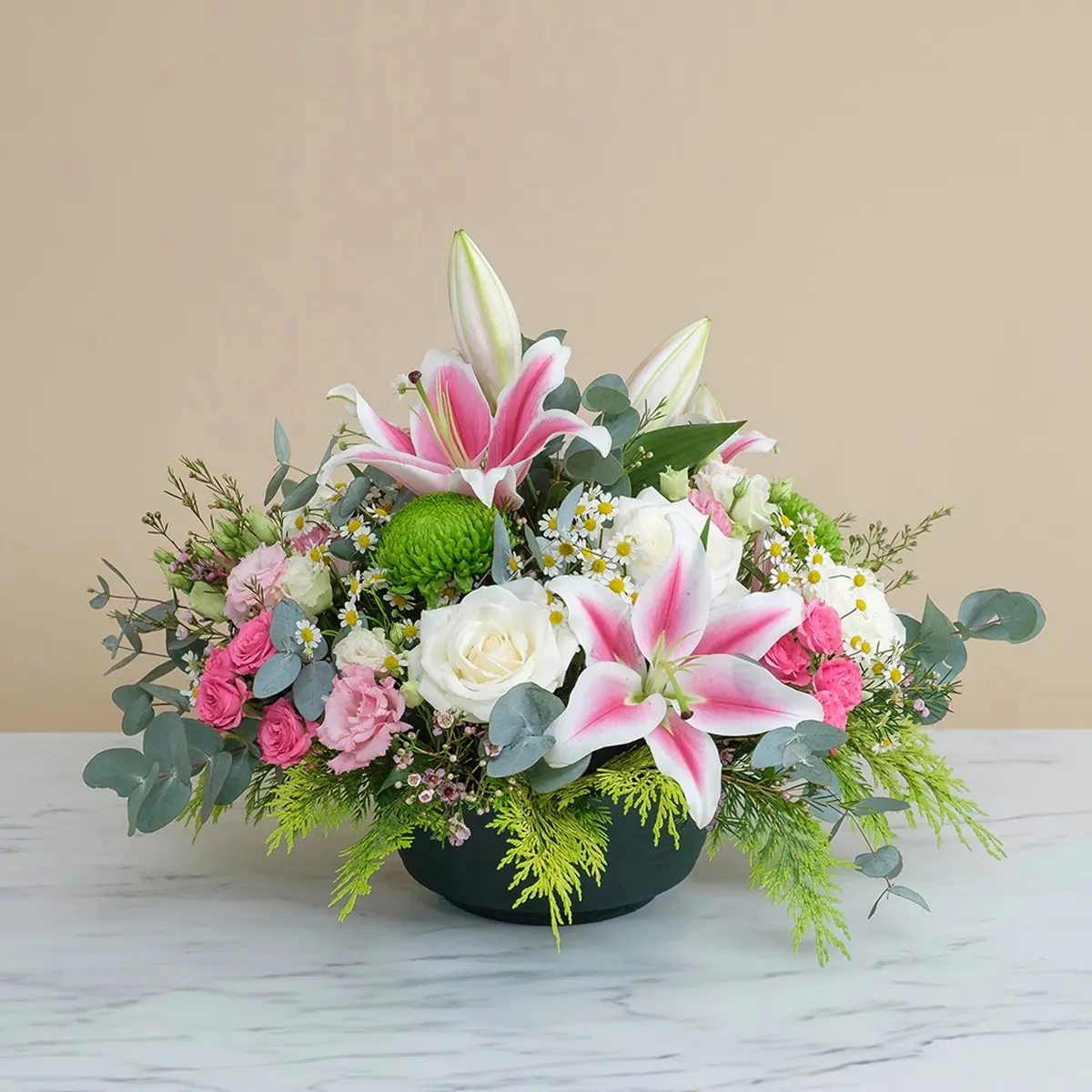 Floral Embrace Composition