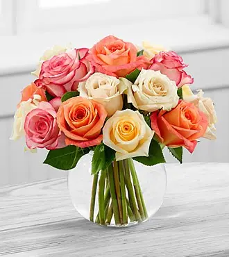 The Sundance Rose Bouquet by - VASE INCLUDED