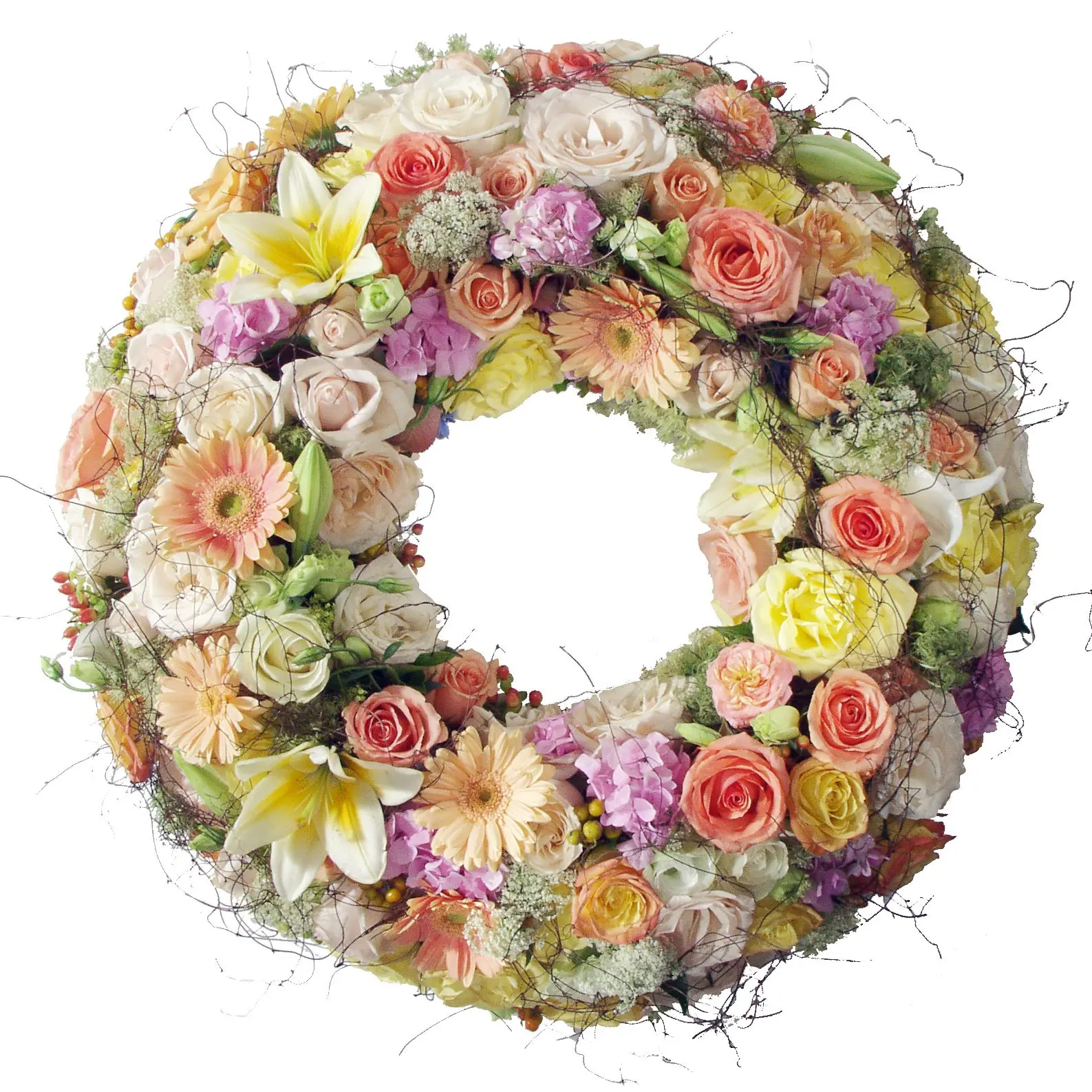 Wreath classic for the cemetery