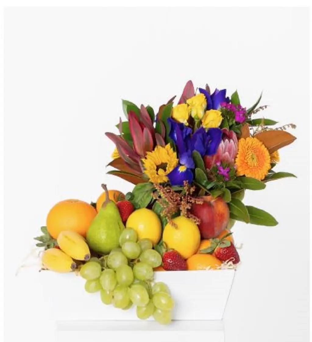 Fruit Box and Posy