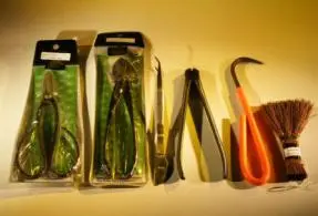 Professional Bonsai Tool Set 6 Piece Including Hemp Brush - (Save $25.95)