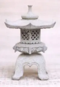 Japanese Stone Lantern - Hexagon