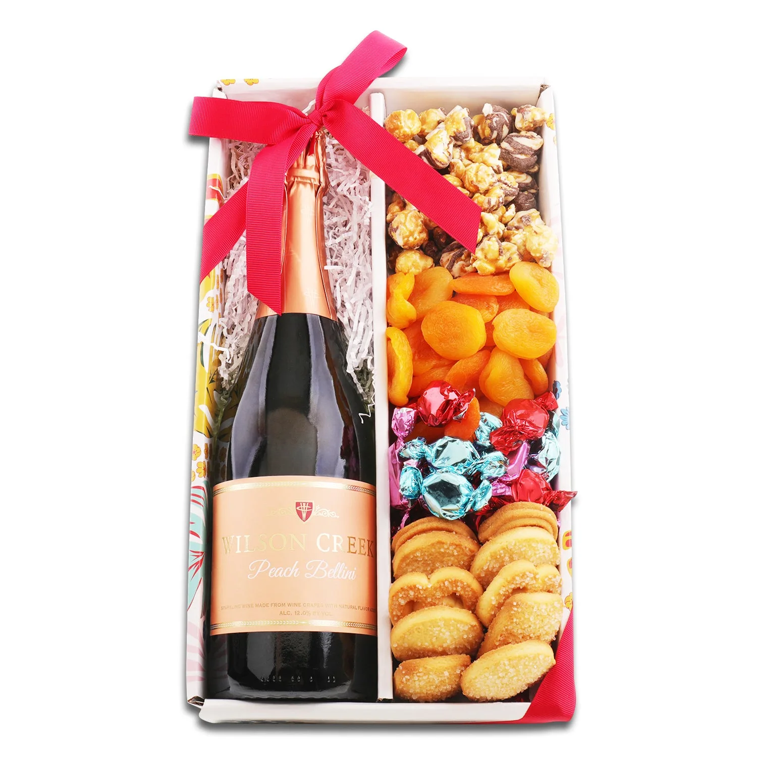Wilson Creeks Peach Bellini Wine Gift Basket
