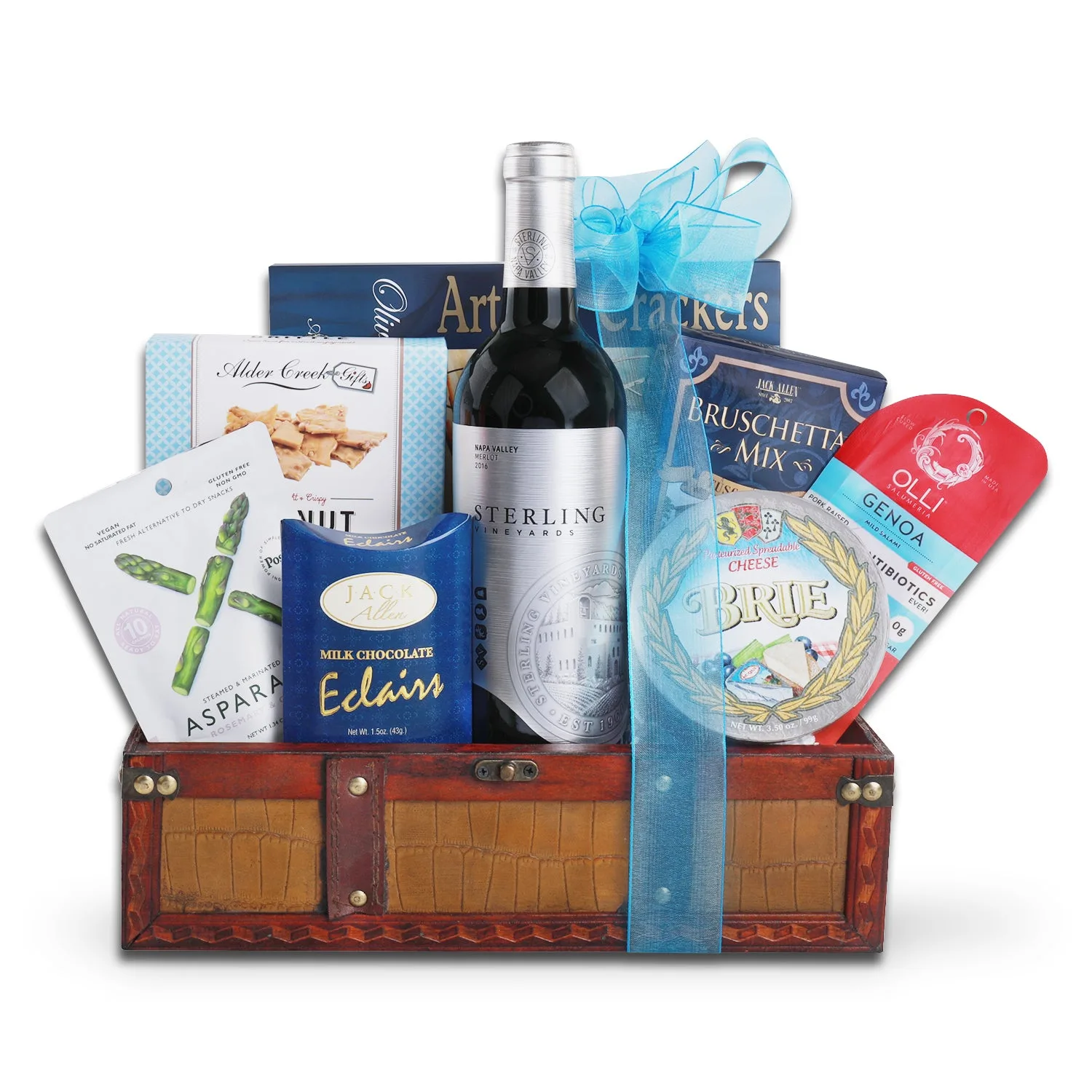 Sterling Vineyard Merlot Wine Gift Basket