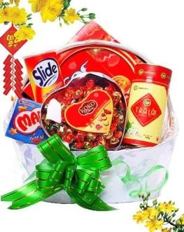 Traditional Tet Gift Basket (Small)