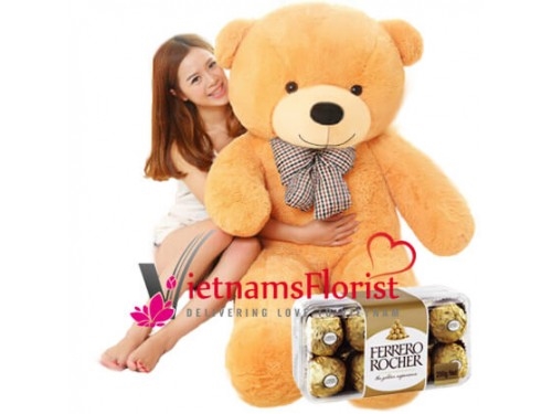 Super Giant Teddy Bear (Giant 1.6M Ted Combo)