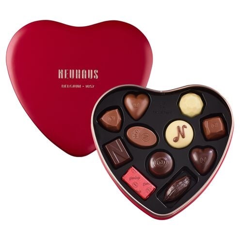 Red Metal Heart Box