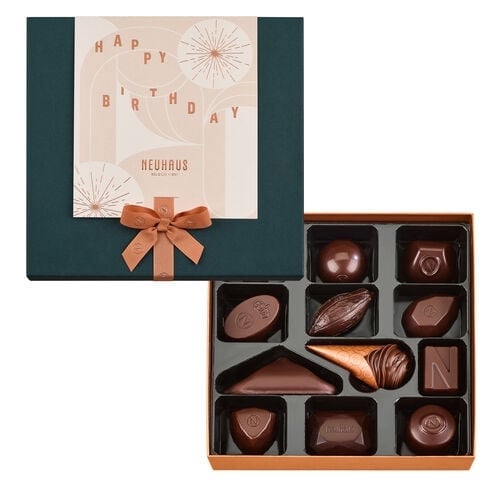 Happy Birthday Gift Box Small - Dark