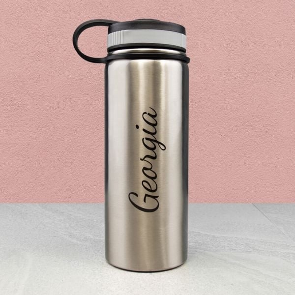 Name Metal Sports Bottle