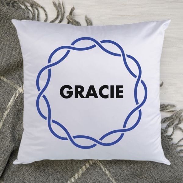 Colour Option Name Personalised Cushion