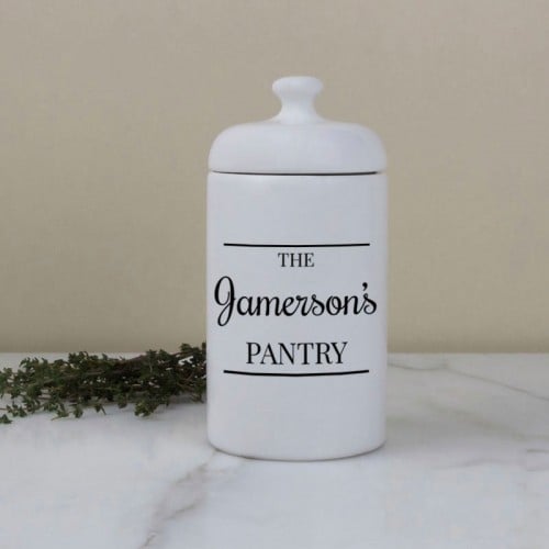 Classic Personalised Storage Jar