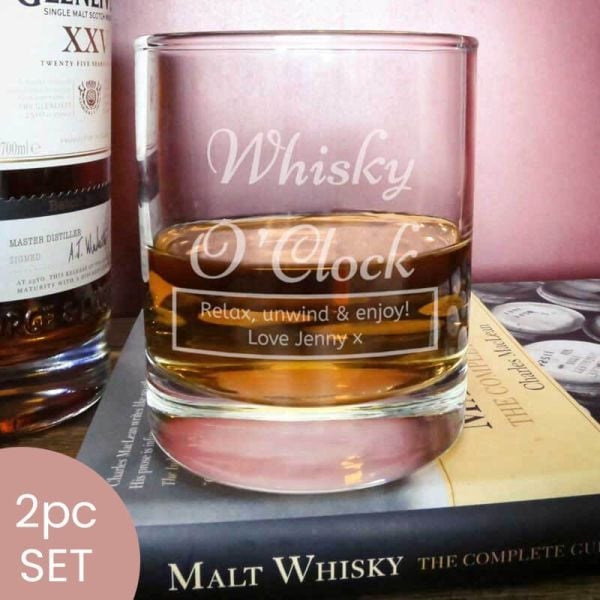 Personalised Whisky O'Clock Tumbler