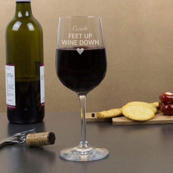 Feet Up Wine Glasses