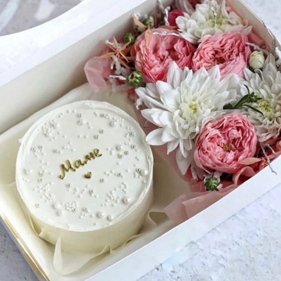Bento Cake & Flower Set
