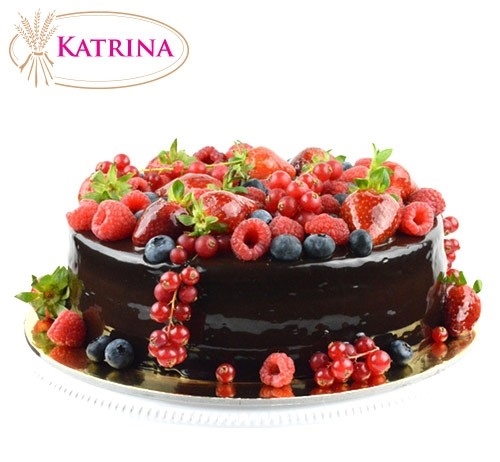 Chocolate Berry Cake - 1Kg