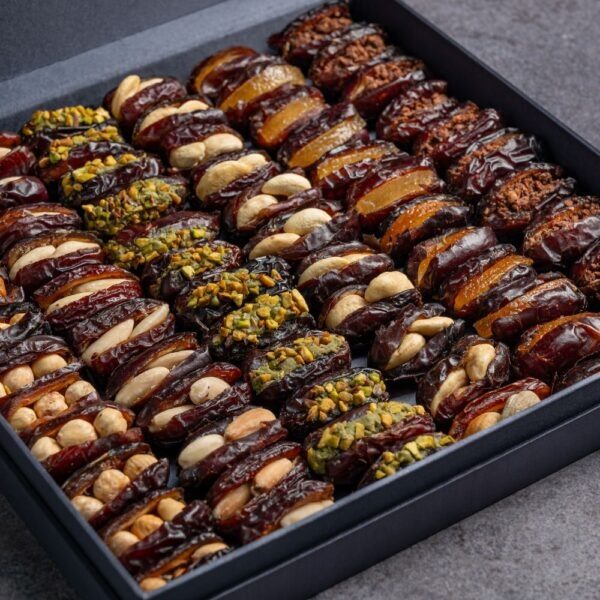 Royal Black Luxury Dates Satin Box