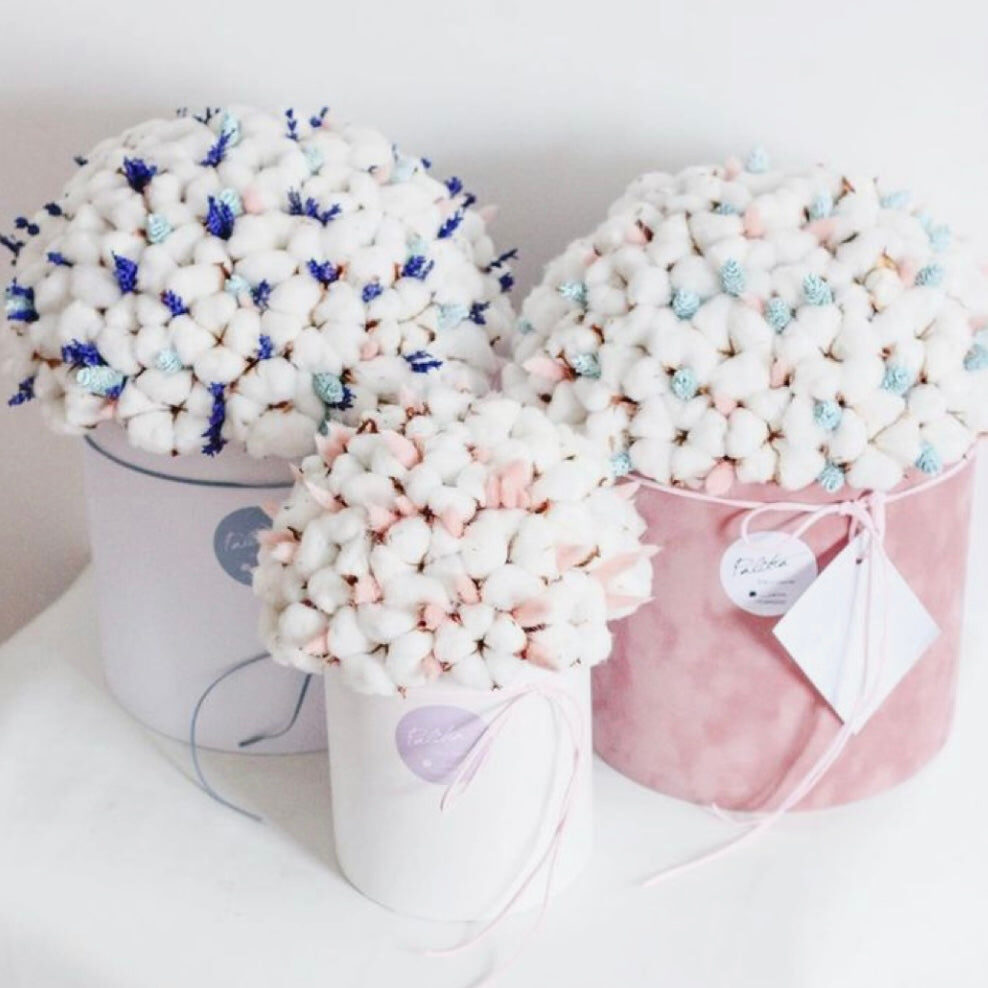 Cotton Candy Flower Arrangement