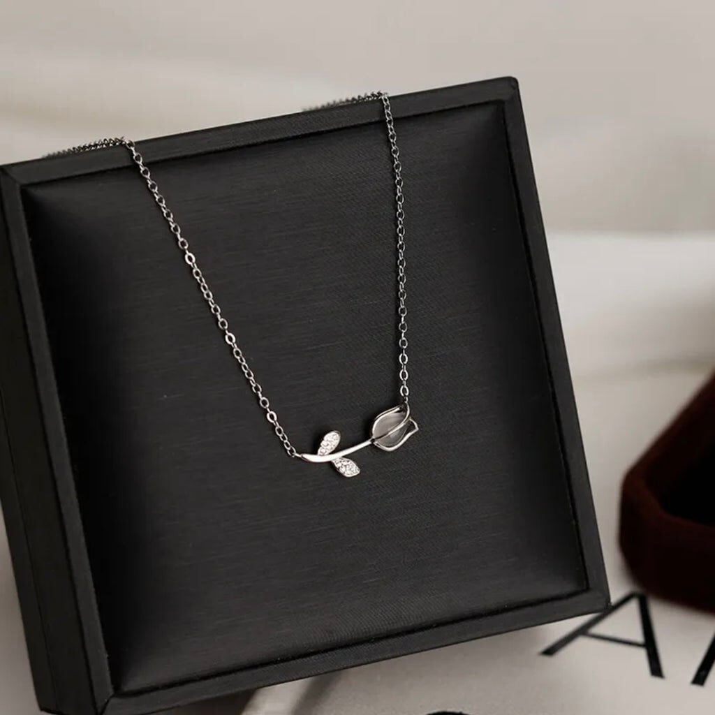 Sterling Silver Tulip Pendant
