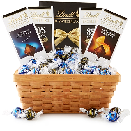 Lindt Dark Chocolate Gift Basket