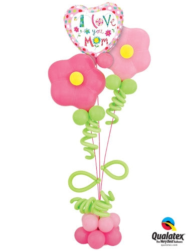Love You Mom Balloon Stand