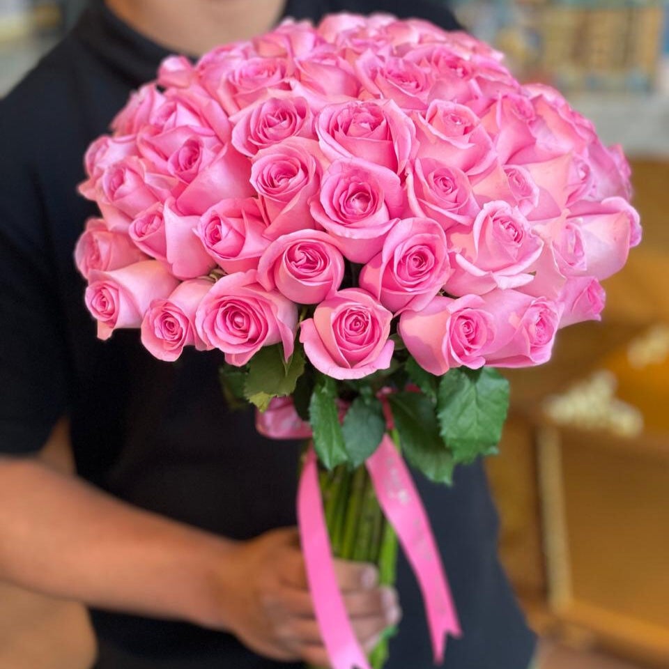 Pink Roses Bouquet (20 Pink)