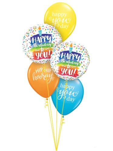 Happy Birthday Classic Balloon Bouquet