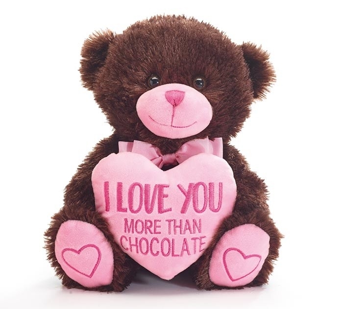 'I Love You More Than Chocolate' Teddy Bear