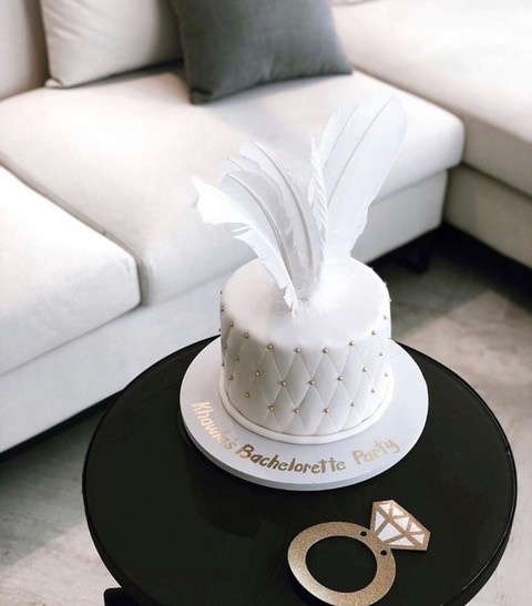 White Feather Cake