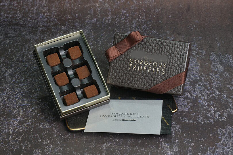 6 PCS DARK CHOCOLATE TRUFFLES