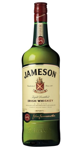 Jameson Irish Whiskey 1 Litre Bottle