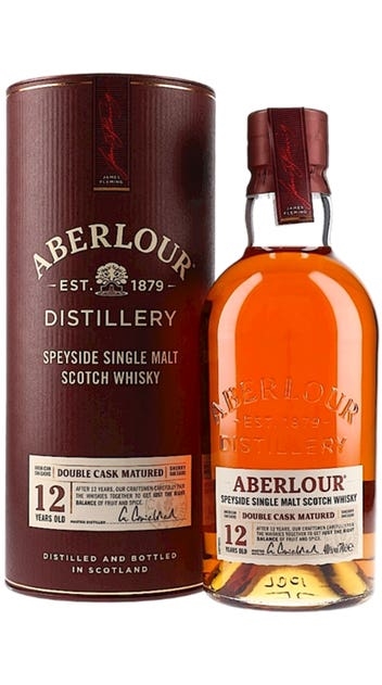Aberlour Highland Double Cask Single Malt 12yr old 700ml bottle
