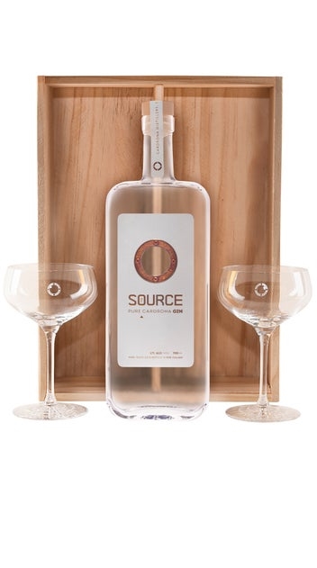 Cardrona The Source Gin & Martini Glass Gift Set