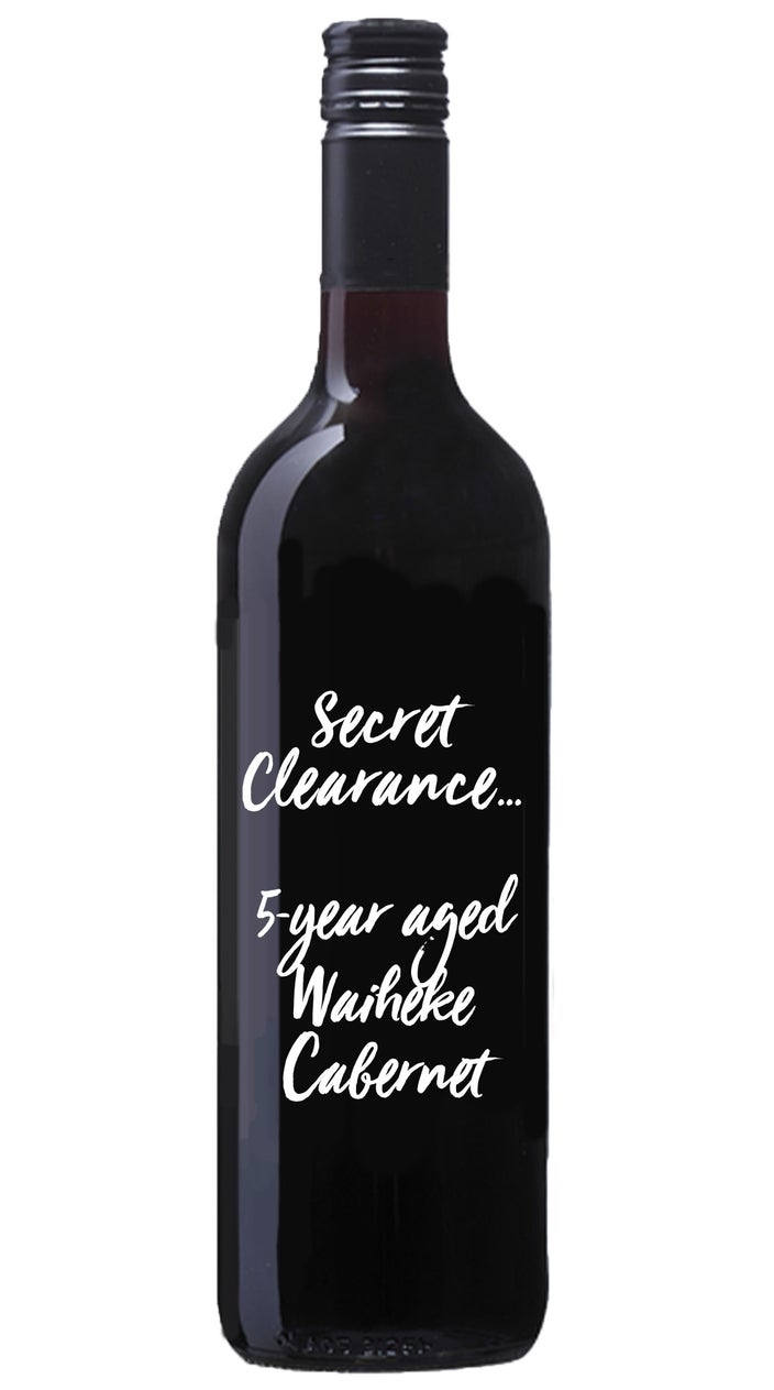 2017 Hidden Label Waiheke Island Red Blend