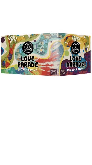 8 Wired Love Parade Mixed 6 Pack