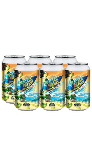 Bach Brewing All Day HAZY - Non Alcoholic - IPA 6pk