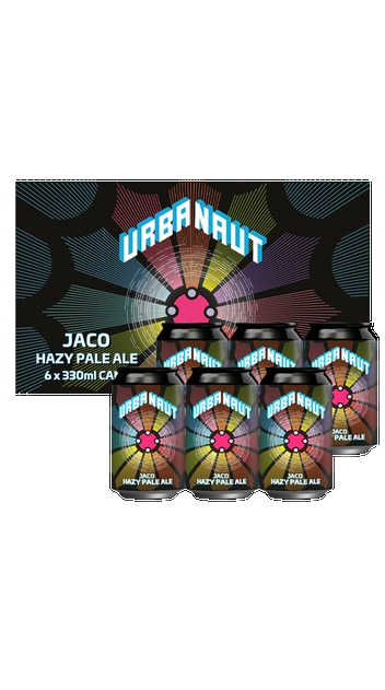 Urbanaut Jaco Low Alc Hazy Pale Ale 6 pack