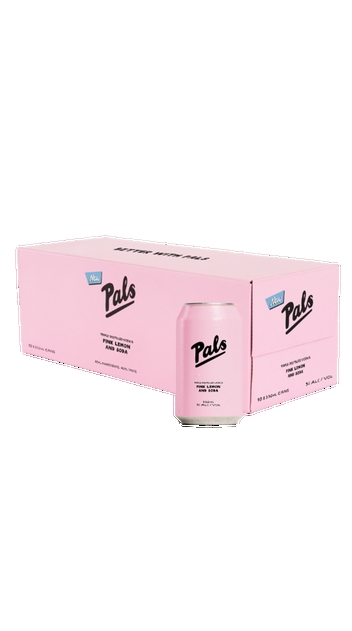 Pals Vodka Pink Lemon & Soda 10 pack 330ml cans