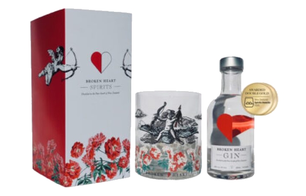 BROKEN HEART 200ML AND GLASS PACK
