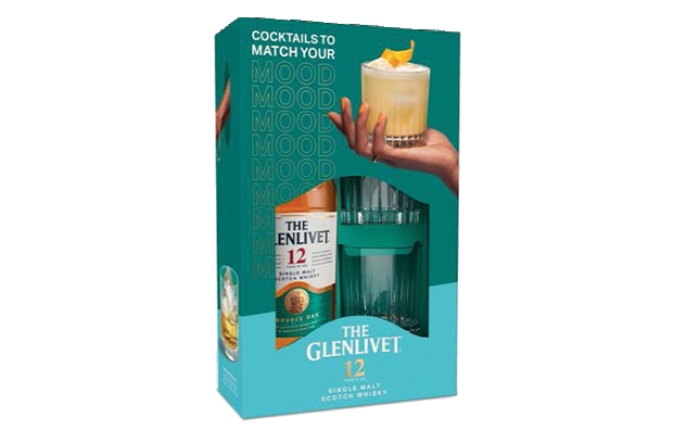 Glenlivet 12 Year Old & Glasses