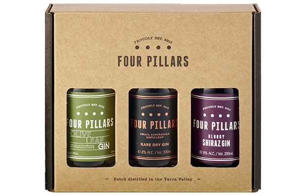 FOUR PILLARS GIN 200ML THREE PACK