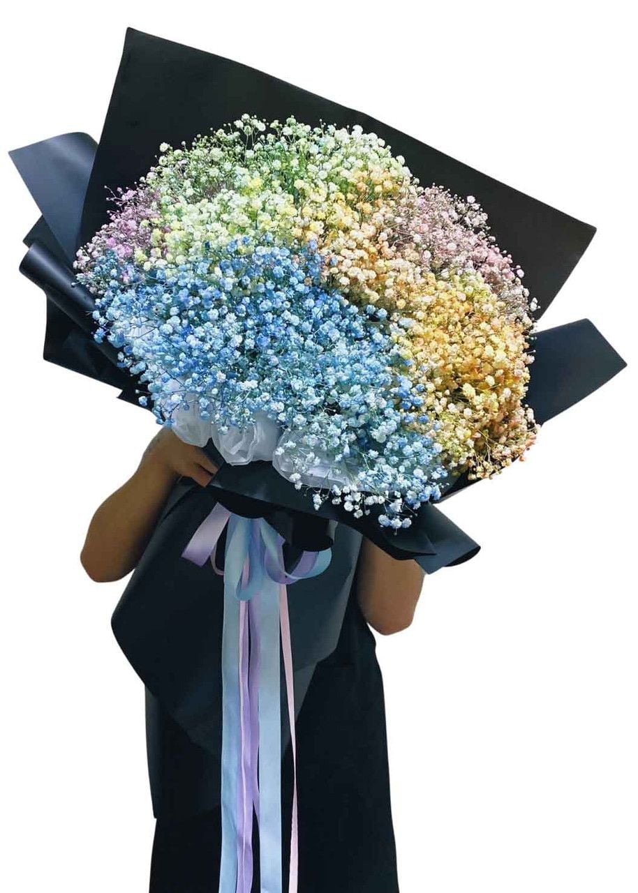 Unicorn Baby's Breath Black Label Giant Bouquet