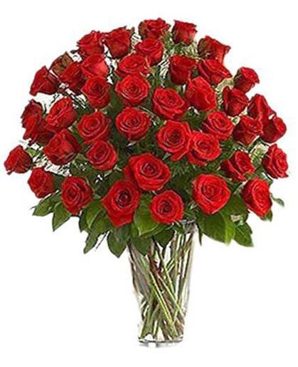 48 Red Roses Bouquet (48 Roses)